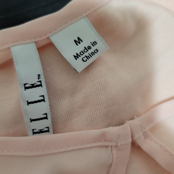 Elle Pink Blouse M - Picture 2 of 4